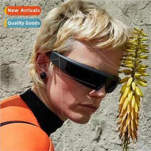 04018 new personalized millennial square sunglasses Y2K tech