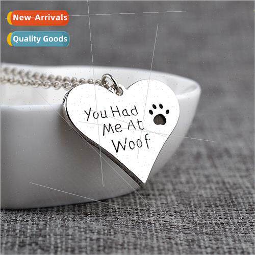 Europe Uned States fashion simple love dog paw footprints le