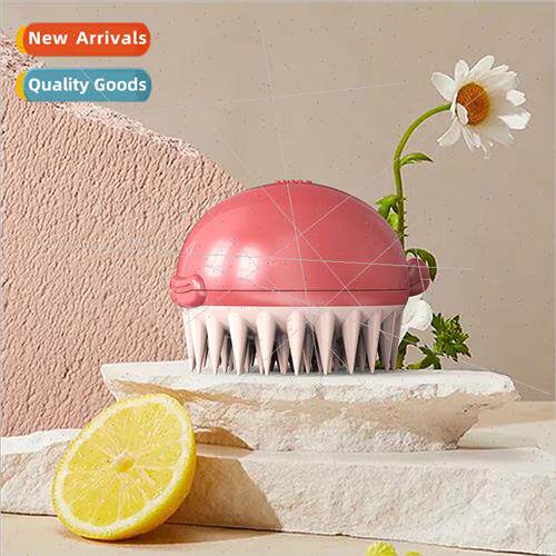 New Dog Cleaning Products Pet Bathing Massage Brush Pufferfi