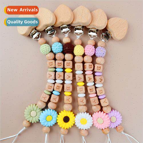 Daisy Anti-fallout Chain Large Daisy Pacifier Chain Crochet