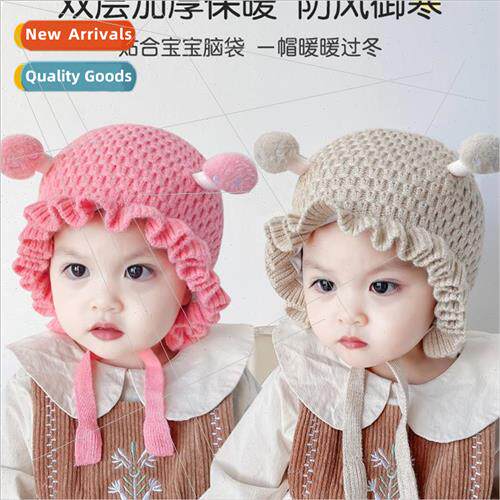 Baby hat fall winter cotton warm wool cap boys girls newborn