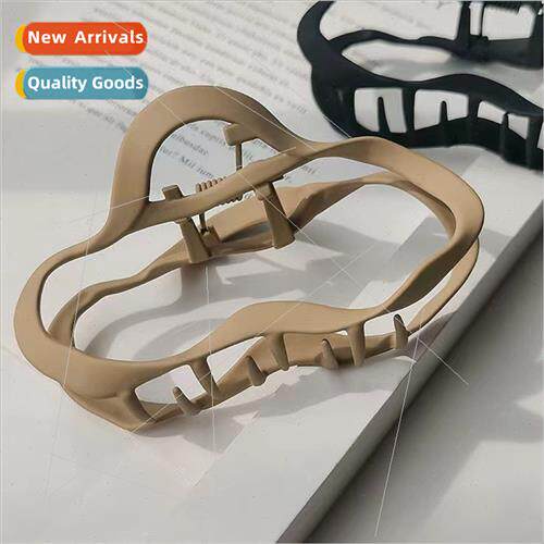 Europe Frosted Metal Grab Clip No.Shark Clip Back Head Plate