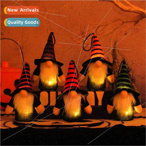 New Halloween light-up small pendants tall hats dwarfs windo