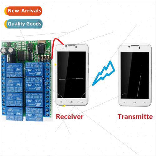 AD22A08 8-Channel DTMF Audio Decoder Relay Smart Home Contro