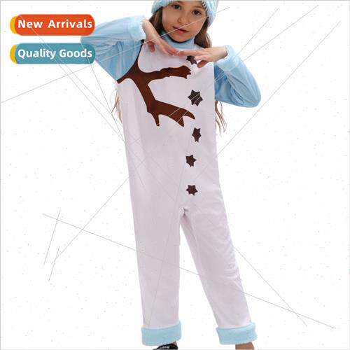 Snowman winter pajamas  Frozen snow asure cos cosplay childr