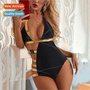 Stamped One Europe 2020i New Bikini Hot Striped Swimsu piece