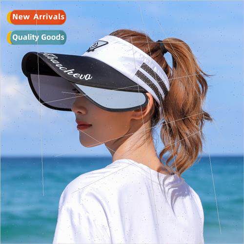 Summer Korea  two-color hollow top hat outdoor sun hat femal