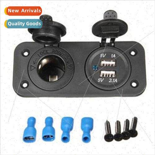 Car 3.1A Car USB Combination Cigarette ghter Female 12/24V V