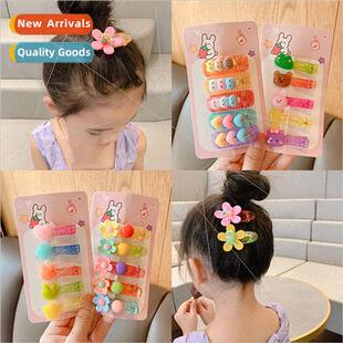 children summer head clips back female hairpin Hair bangs