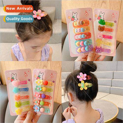 Hair clips female children summer bangs hairpin back head br