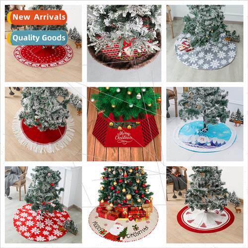New Christmas e skirt snowflake elk plush Christmas e apron