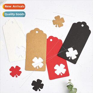 hollow 9.5 clover leaf four color cowhide 4.5cm set 100pcs