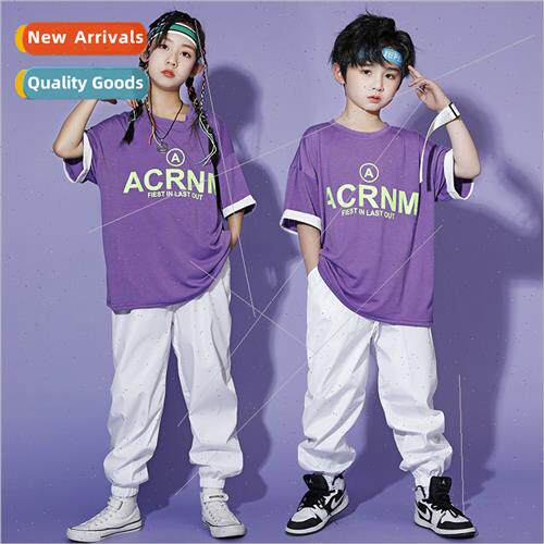 Boys hip-hop personaly set dance permance clothing children