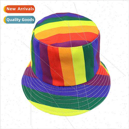 Japan Korea new double-sided wearable rainbow spelling colou