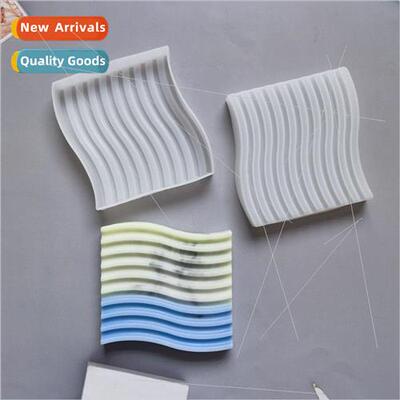 Drip glue wave coaster square 312 kchen utensil shop silicon