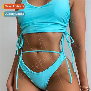 Bikini Spl Swimsu Europe Swimwear Drawstring New 76782 Sexy