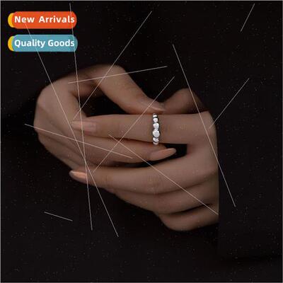 925 silver Europe irregular geometric ring female fashion si
