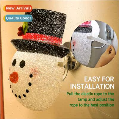 Christmas Snowman Head Lampshade Door Hanging  EVA Snowman W