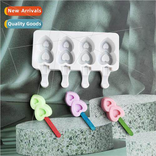 4 pairs love 493 chocolate biscu mold cake mold ice cream ca