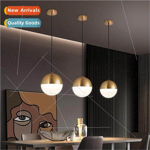 Scandinavian bedroom bedside single head chandelier designer