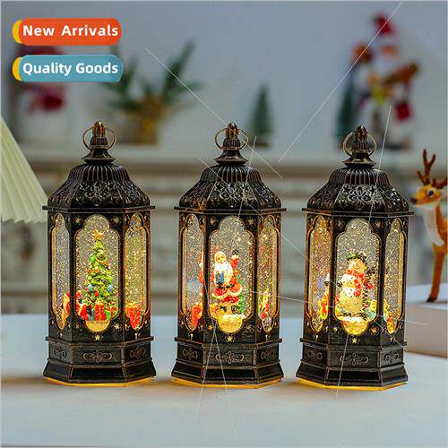 Christmas decorations rotating light-emting music wind lamp