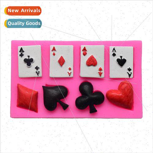 diy playing card moulding flip candy chocolate clay aromathe