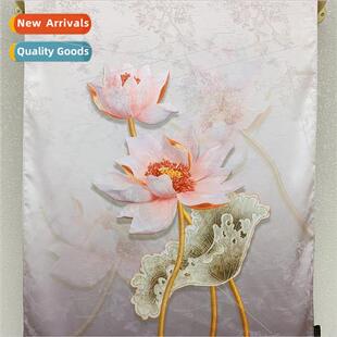 new chambray silk fall scar fashion winter sided 2023 double