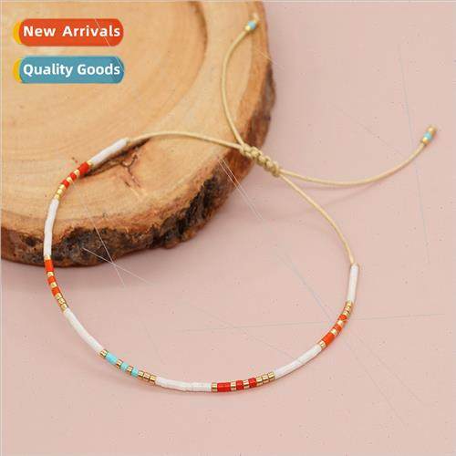 mple fashion bohemian  color cycle inter-color millet beads