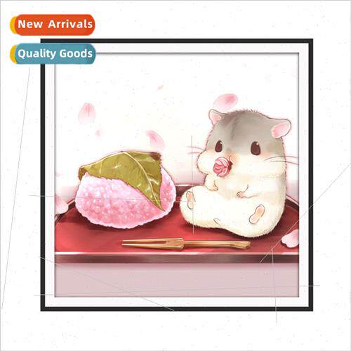 Diamond painting new cartoon animal hamster children bedroom