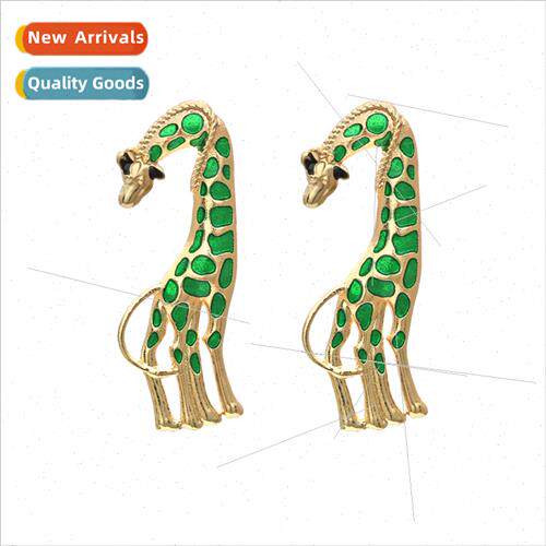 New personalized creative est system zinc alloy giraffe earr