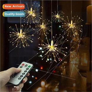 Copper wire LED fireworks lights dandelion lights Christmas