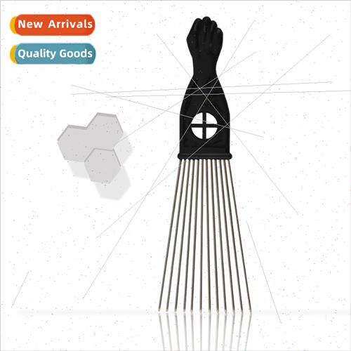 Fist k comb steel needle massage comb color hair pick comb h
