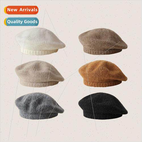Hundreds belle cap tide girls Japan simple solid color beret