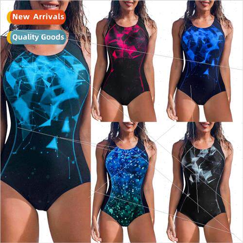 2023 New Europe Sports Athletic One Piece Swimsu Womens Sens