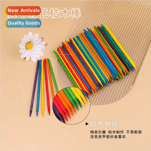 Nail wear nail tools orange wood stick dead skin push color
