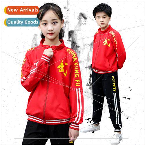 Childrens Wushu Practice Clothes 2021 Spring New Student Kun