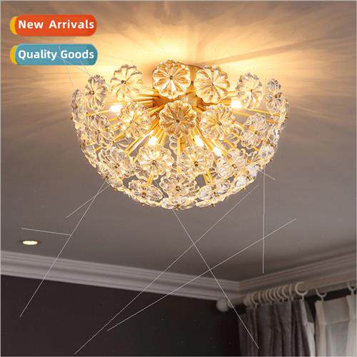 -modern restaurant crystal chandelier light luxury creative