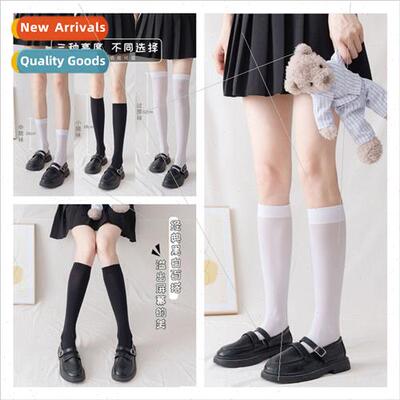 jk socks women mid-calf socks over knee thin legs spring fal