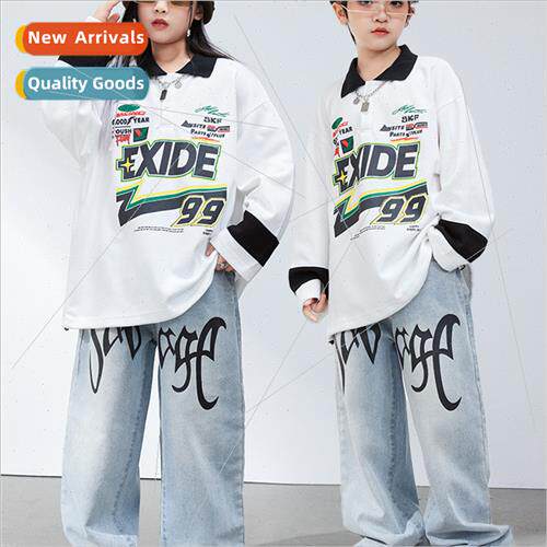 Childrens set dance tide clothing fall and winter hiphop boy