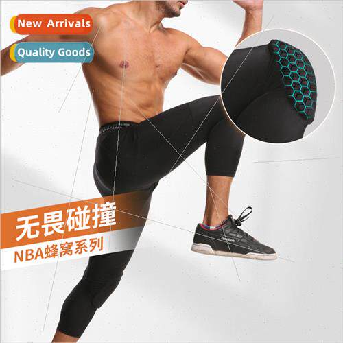 Heart-shaped honeycomb crash pants high elastic nylon Lycra