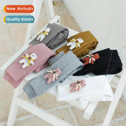 Girls nine pants spring and fall cartoon baby bottoming sock