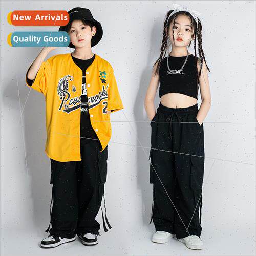 Childrens Set Dance Hip Hop Su Boys Long Sleeve Pants Hiphop