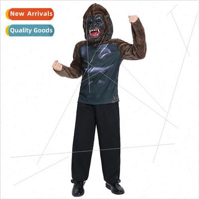 Gorilla Gold Steel Childrens Movie Character Role Play Hallo
