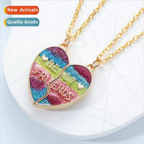 new letters best friends best friends necklace magnetic grad