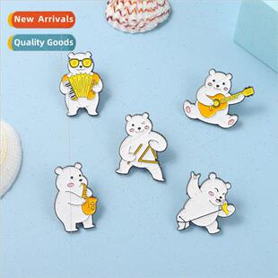 accordion singing whe Creative cute violin bear exq new