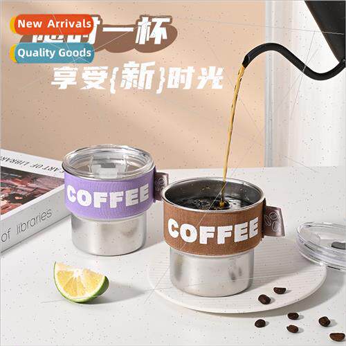 304 Cold Brew Coffee Mug wh d Portable Outdoor Ice American
