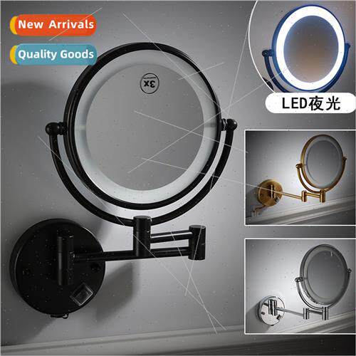 Bathroom mirror led wh lights makeup mirror wall mounted fol