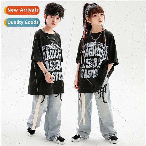 Boys set dance tide clothing hip-hop cool handsome children