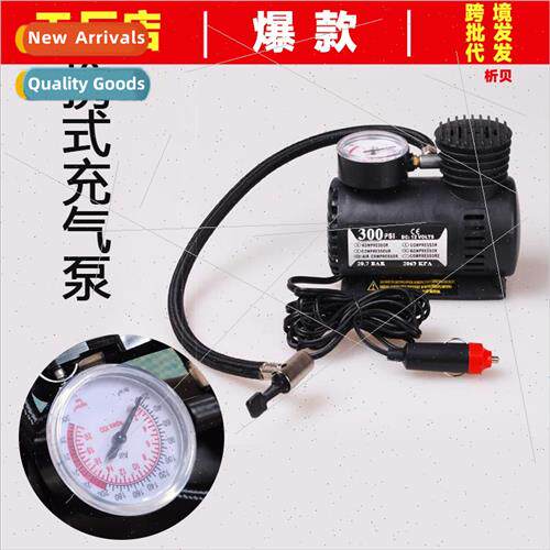 Car inflatable pump locomotive electric 12V car mini tire pu