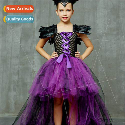 Halloween Sleepy Hollow Girls Dress Show Walking Tail Prince